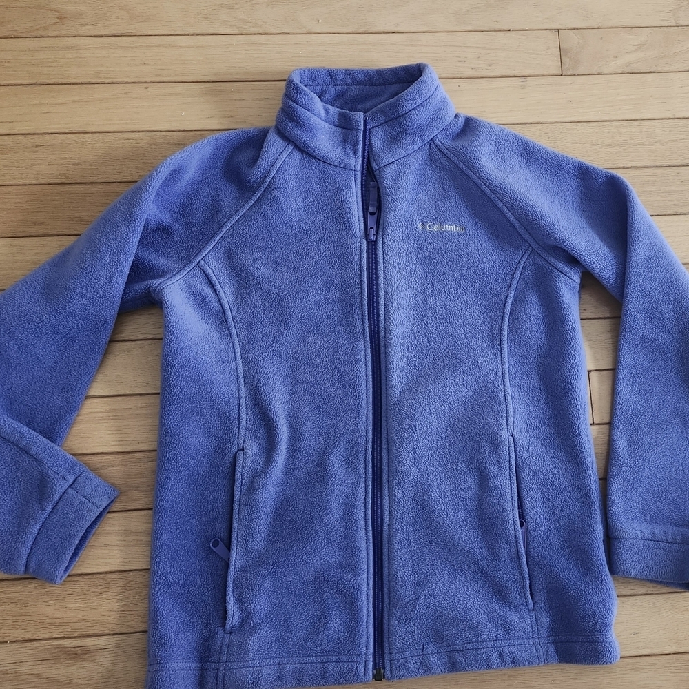 Columbia Kid Girl US L Fleece Purple Jacket Gorpcore Activewear Back To School